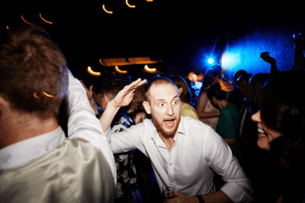 DJ Plays Fun Modern Music At Wedding Reception